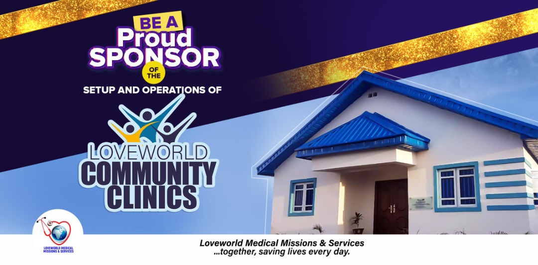 Sponsor Loveworld Community Clinics